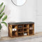 vidaXL - Schoenenbank - 102x32x50 - cm - bewerkt - hout - oud - houtkleurig