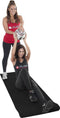 Pure2Improve - Fitnessmat TPE - Pilatesmat - Yogamat - Sportmat - Extra dikke mat - 173x61x1cm - Zwart
