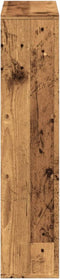 vidaXL - Boekenkast - 63x20x90 - cm - bewerkt - hout - oud - houtkleurig