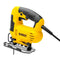 DEWALT DWE349-QS - Pendeldecoupeerzaag - 650W 500-3200tpm - Capaciteit staal/hout 15/75mm - Verstekhoek 0-45