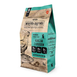 Voer WIEJSKA ZAGRODA Kitten Chicken with salmon Kip 5 kg