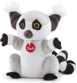 Trudi Handpop Wasbeer 24 Cm Pluche Grijs/wit