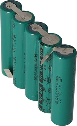 Batterij geschikt voor MarSurf M300 oppervlaktemeetapparaat, 5 / HHR450 4 / 3A 6 volt 4500 mAh 75845 505 517 batterij, voor zelfmontage, met kabel, zonder stekker