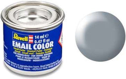 Revell #374 Grey - Satin - RAL7001 - Enamel - 14ml Verf potje