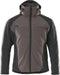 Mascot Unique Winterjas 16002-149 - Drielaags softshell - Ademend en waterafstotend - Donkerantraciet/zwart - L