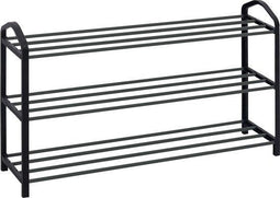 Rootz XXL - Schoenenrek - 3-laags - Zwart - 79x19,5x45cm