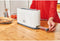 BLACK+DECKER BXTO1001E - Broodrooster - 1000 Watt 7 bruiningsniveaus extra brede opening - Wit