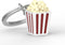 Metalmorphose sleutelhanger Popcorn