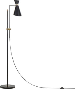 MELAWI - Vloerlamp - Zwart - Ijzer