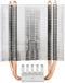 Silverstone SST-KR03 - CPU Koeler - 2x Heatpipes - Max. Geluidssterkte 23dB(A) - Max. Luchtstroom 551,156m³/h