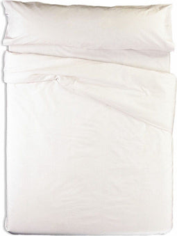 Dekbedovertrek set Hosteline VEGAS Wit Bed van 90 3 Onderdelen