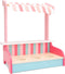 New Classic Toys® - Speelgoedwinkeltje IJskraam - Inclusief 3 hoorntjes 3 bolletjes ijs 3 ijslolly's en ijsschep - Hout (1 stuk)