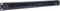 Intellinet 712767 - Kabelgeleiding 19 inch 1 HE - Antistatische poedercoating - Zwart