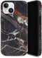 Selencia iPhone 15 - Back Cover - 100% gerecycled - Onyx Black Marble