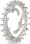 Gates tandwiel 22 CDX Shimano / Sram RVS achter zilver