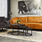Salontafel zwart - Salontafel mangohout - Salontafel set van 3