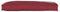 vidaXL - Ligbedkussen - Wijndruif - Rood - 100x40x8 - cm - Oxford - Stof