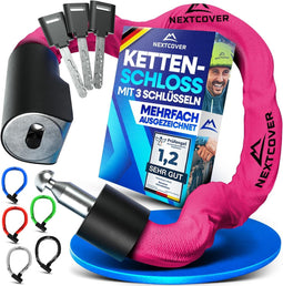 NEXTCOVER® Fietsslot LockOne - Kettingslot - Hoge veiligheid - 3 sleutels