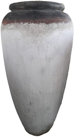 PTMD Bloempot Kajetan - 40x40x80 cm - Cement - Wit