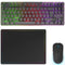 Mars Gaming MCPWTKLES - Gaming Pack - Toetsenbord Muis Muismat - Zwart (3 stuks)