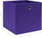 vidaXL - Opbergboxen - 4 - st - 32x32x32 - cm - stof - paars