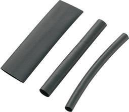 TRU COMPONENTS 1572126 Krimpkous assortiment Zwart 12.70 mm 1.60 mm Krimpverhouding:3:1 6 onderdelen