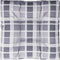 vidaXL - Palletkussen - 80x80x12 - cm - stof - ruitpatroon - grijs