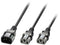 Lindy 30363 - Stroom Y-kabel - 1x C14 male - 2x C13 female - 1.00 m - Zwart