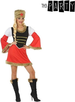 Costume for Adults Red (2 pcs) Russian Woman