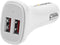 Startech.com Dual-Port USB Auto Lader - 24W/4.8A - Wit