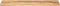 vidaXL - Tafelblad - rechthoekig - 100x20x2,5 - cm - massief - mangohout