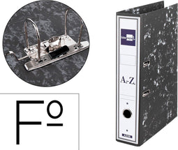 Ringmap Liderpapel AZ06 Zwart A4