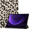 imoshion Tablet Hoes - Geschikt voor Samsung Galaxy Tab S9 11.0 inch FE / Galaxy Tab S10 FE / Galaxy Tab S9 11.0 inch - Design Trifold Bookcase - Leopard