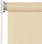 vidaXL - Rolgordijn - voor - buiten - 220x140 - cm - crème