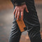 Kudu Samsung Galaxy Note 10 hoesje case - Houten backcover - Handgemaakt en afgewerkt met duurzaam TPU - Zebrano - Zwart