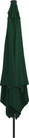 vidaXL - Vierkante - Tuinparasol - met - LED-verlichting - 295x245 - cm - Groen