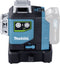 Makita SK700GD - Groene kruislijnlaser - Zelfnivellerend 360° - (zonder accu's en lader)