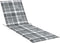 vidaXL - Ligbedkussen200x60x3 - cm - oxford - stof - ruitpatroon - grijs