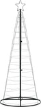 vidaXL - LED-kerstboom - 200 - LEDs - warm - wit - 182 - cm
