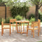 Tuinstoelen 4 stuks 50x53x80 cm massief acaciahout