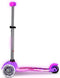 Micro Mini Micro scooter Deluxe Glow Plus LED | step / scooter in de kleur frosty roze voor kinderen van 2 tot 6 jaar | max 50 kg