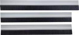EcoSavers Aluminium Deurborstel uit 3 delen zelfklevend met 3M tape | Isolatieborstel Deur Borstel | Tochtstrip | 93 cm totaal