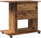 vidaXL - Computerbureau - 80x50x75 - cm - bewerkt - hout - oud - houtkleurig