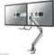 Neomounts NM-D775DXSILVER - Monitorarm voor 2 schermen - Verstelbaar - Zilver