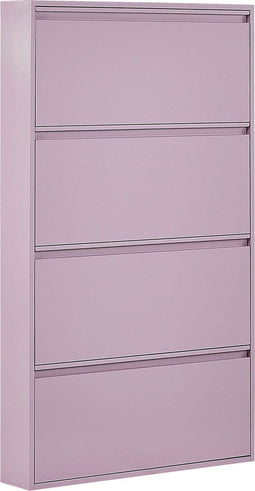 Beliani TORRENS - Schoenenkast - Paars - Staal