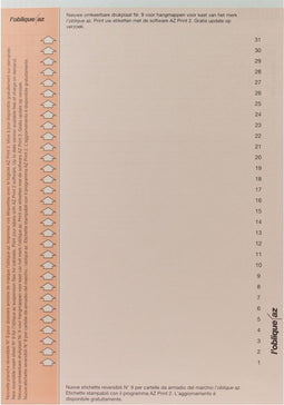 Ruiterstrook Elba Nr 9 157x7mm lateraal oranje