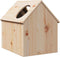 vidaXL - Kattenhuis - 41x50x50 - cm - massief - grenenhout