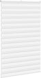 vidaXL - Zebra - rolgordijn - 145x230 - cm - stofbreedte - 140,9cm - polyester - wit