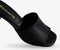 Tamaris dames muiltjes - Blokhak 5 cm - Imitatieleer - Zwart