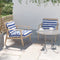 vidaXL - Palletkussens - 2 - st - stof - gestreept - wit - en - blauw